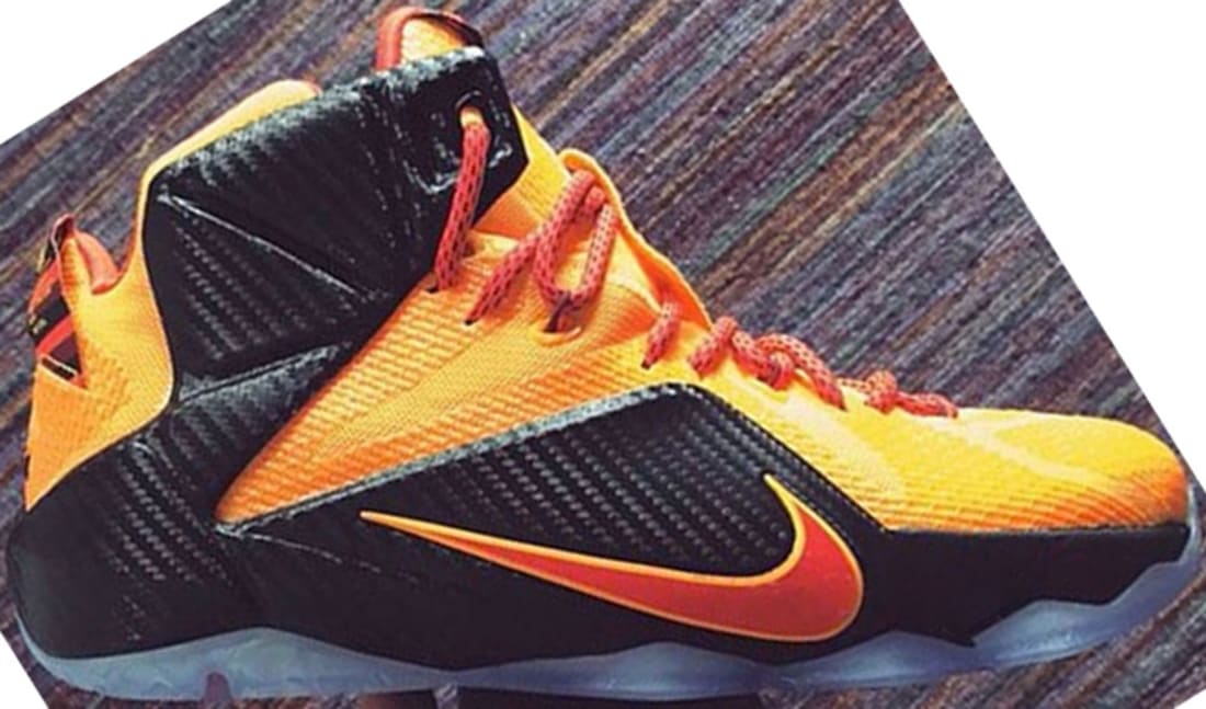 lebron 12 laser orange