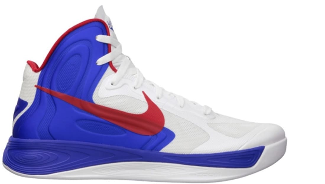 Nike Zoom Hyperfuse 2012 White/University Red-Game Royal