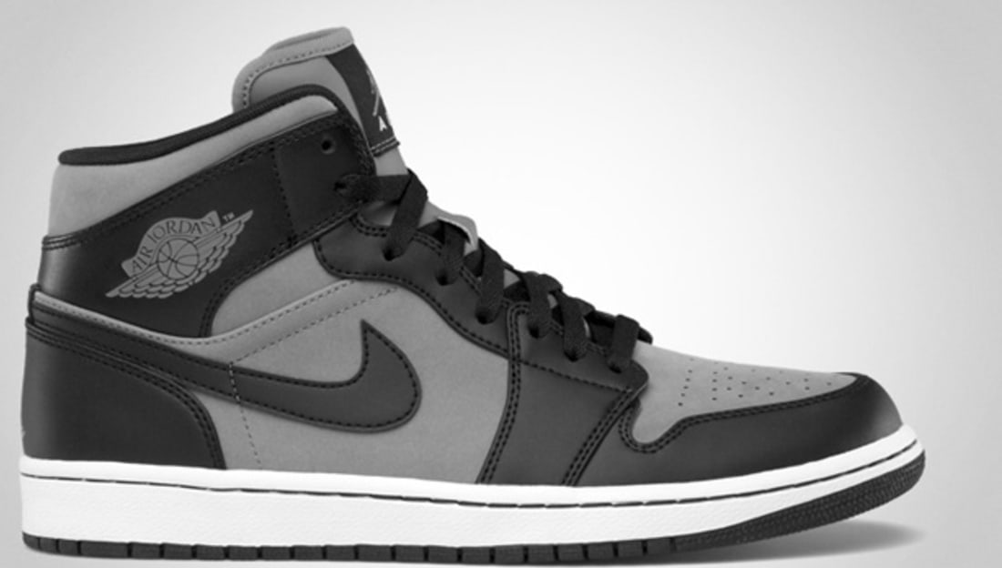 black and grey jordan 1