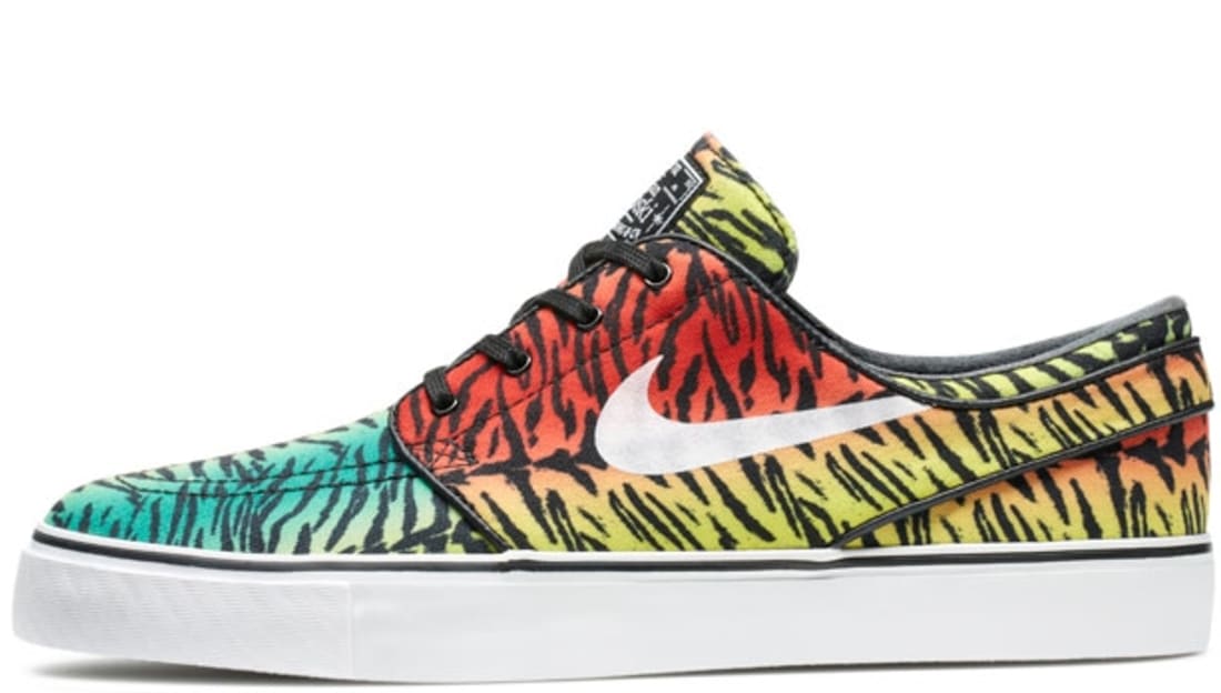 Nike Zoom Stefan Janoski SB Canvas Chilling Red/White-Lucid Green-Turbo Yellow