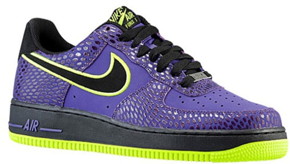 Nike Air Force 1 Low Court Purple/Black-Volt