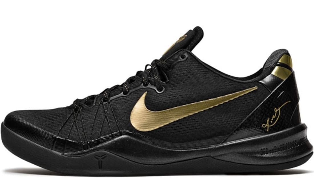 Nike Kobe 8 System Elite+ Black/Metallic Gold