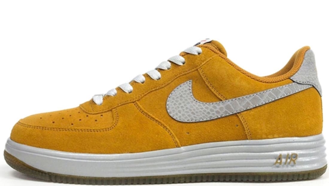 Nike Lunar Force 1 Low Reflect Gold Suede/Reflect Silver