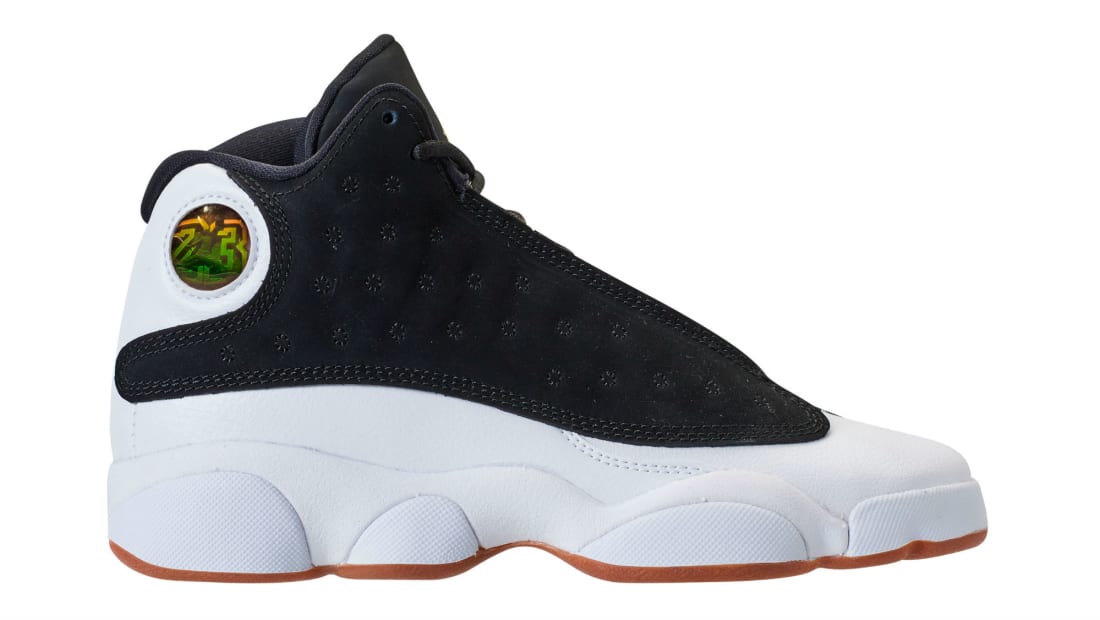 jordan retro 13 black and gold