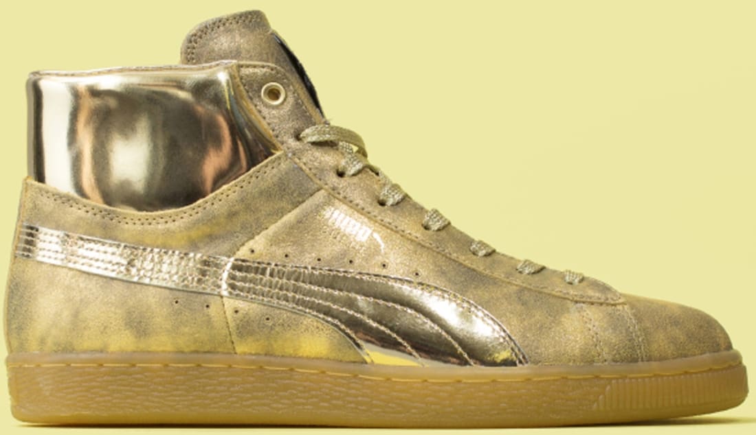 Puma Suede Mid Gold/Gold