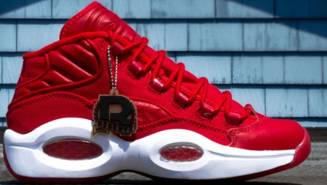 Reebok Question Mid Canvas Red