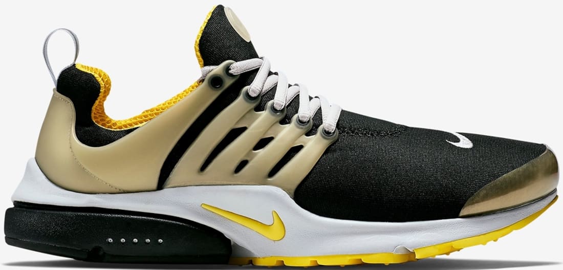 Nike Air Presto Black/Neutral Grey-Neutral Grey-Yellow Streak