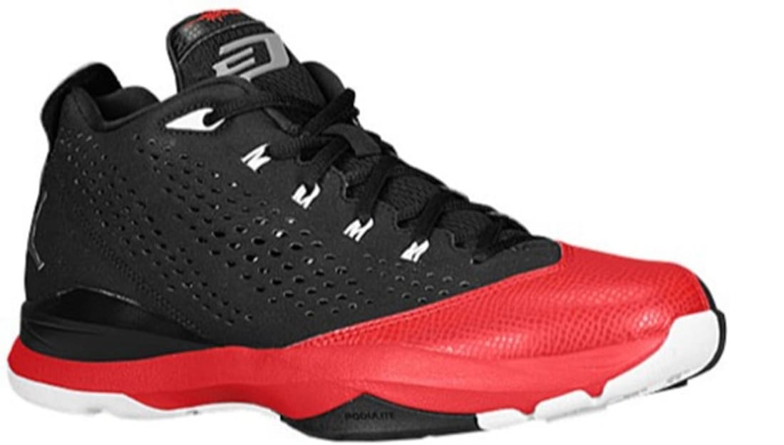 Jordan CP3.VII Black/White-Gym Red-Cement Grey