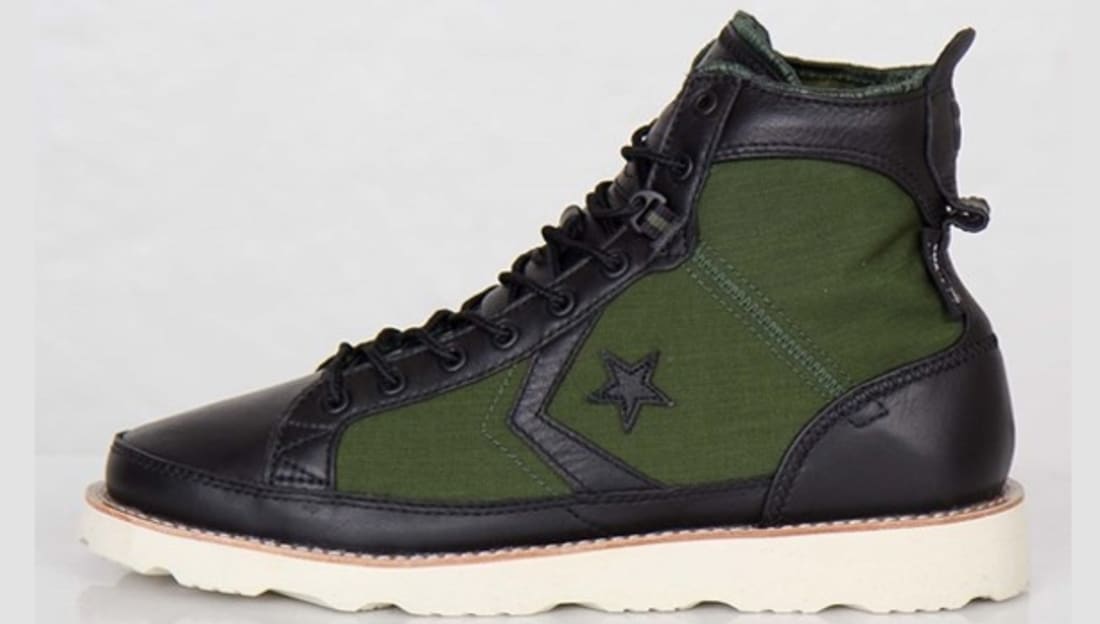 Converse Pro Field Hi Black/Rifle Green-Orange | Converse | Sole Collector