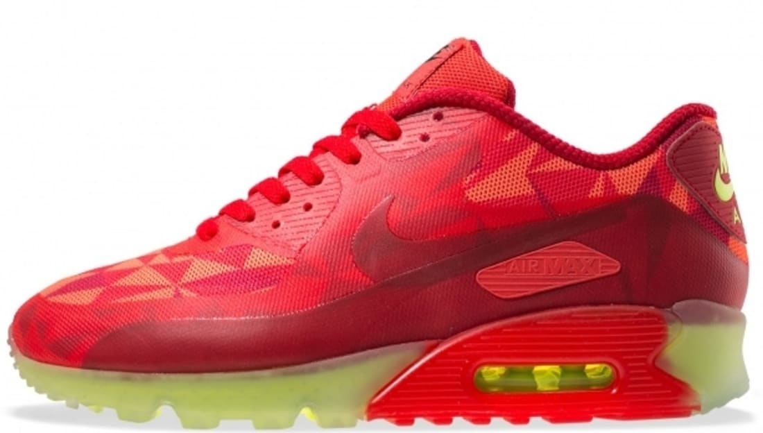 Nike Air Max '90 Ice Gym Red/University Red-Light Crimson-Team Red ...