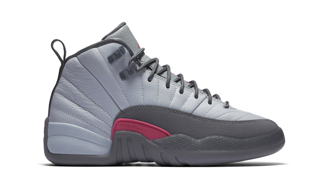 jordan 12 wolf grey and pink