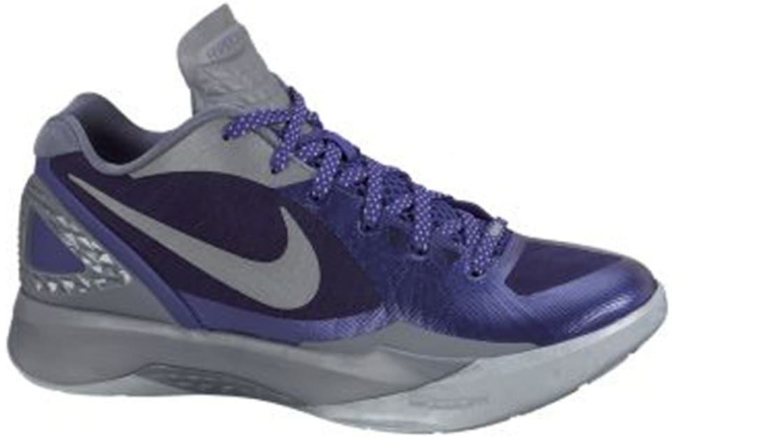 Nike Zoom Hyperdunk 2011 Low PE Club Purple/Metallic Silver-Cool Grey