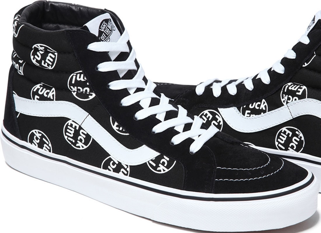 black and white vans high tops