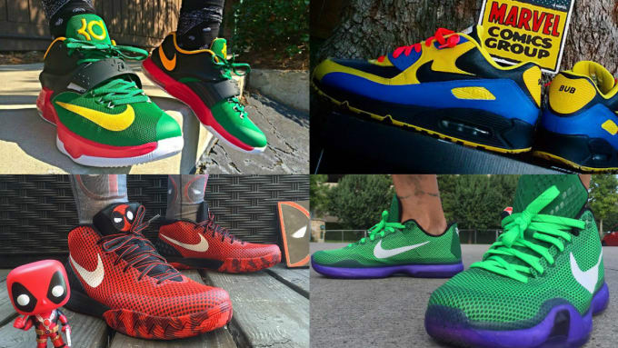 nike id captain marvel