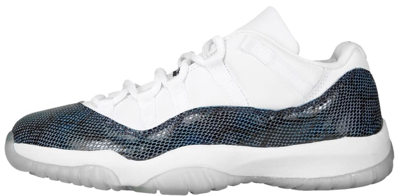 Air Jordan 11 Retro Low Snake White Black Navy
