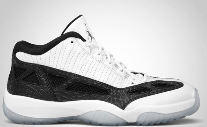 Air Jordan 11 Retro Low IE White Metallic Silver Black