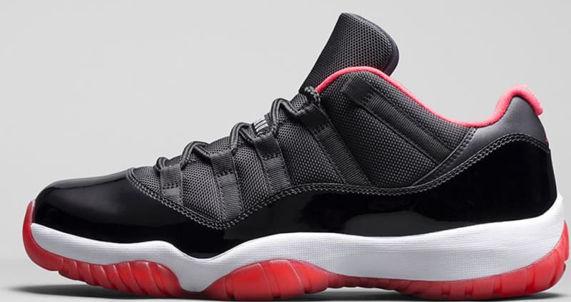 Air Jordan 11 retro Low Black True Red White
