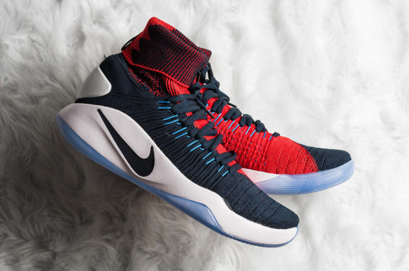 Red white and blue hyperdunks Outlet