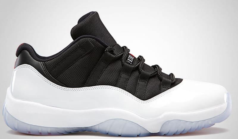 Air Jordan 11 Retro Low White Black True Red