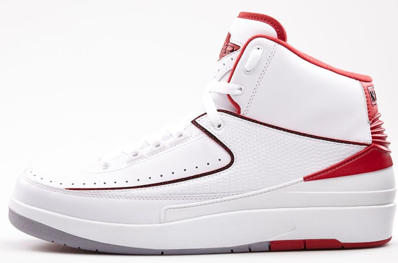 Air Jordan 2 Retro Countdown Pack White Varsity Red shoes