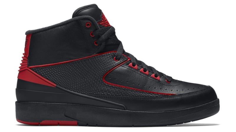 Air Jordan 2 Retro Black Varsity Red