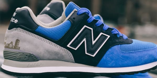 new balance 574 black and blue