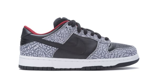 nike sb dunk black cement