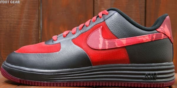 nike lunar force 1 red and black