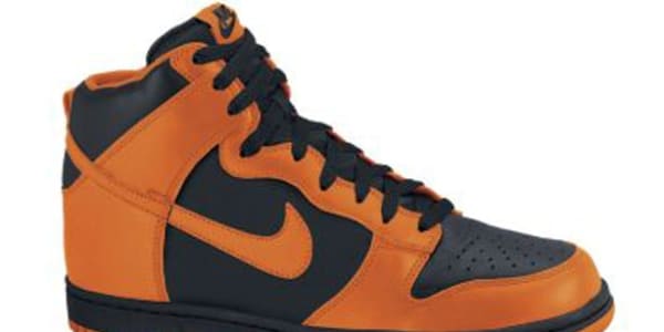 Nike Dunk High Black/Safety Orange 
