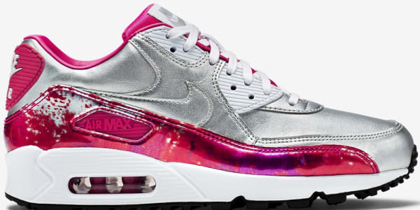 pink and silver nike