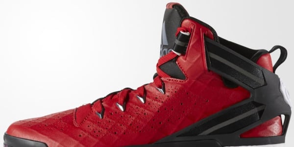 black adidas with red roses