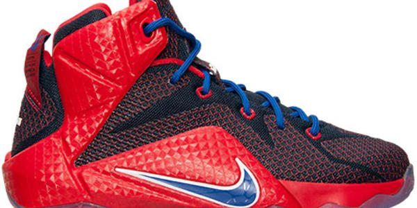 lebron 12 red and blue