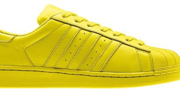 superstar adidas yellow