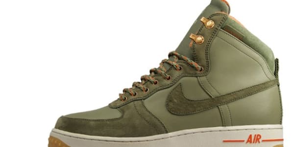 nike air force boots sage green