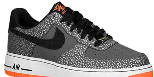 nike air force black and orange