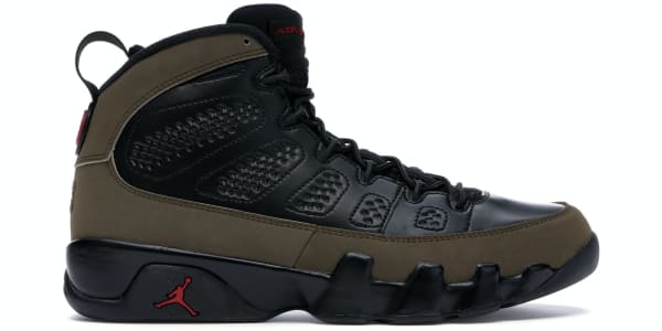 retro 9 olive green