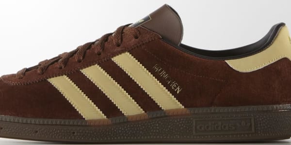 adidas munchen brown and gold