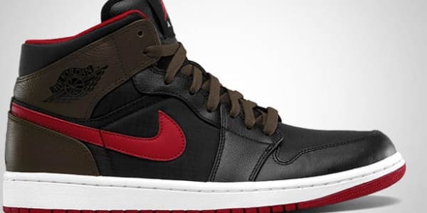 brown and red jordan 1