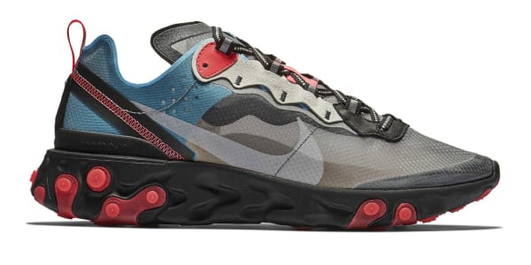 nike react element 87 blue chill