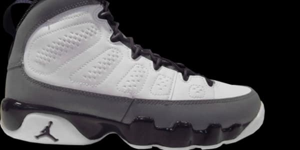 grey and white 9s