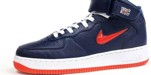 orange and blue air force 1