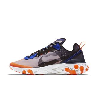 nike react blue and orange