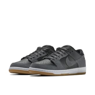 nike sb dunk low dark grey black gum
