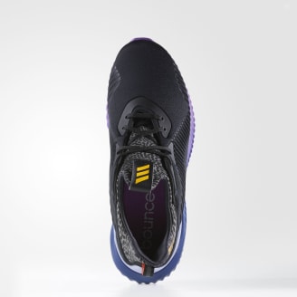 adidas alphabounce black purple