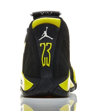 jordan retro 14 black and yellow