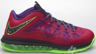 lebron 10 green and red