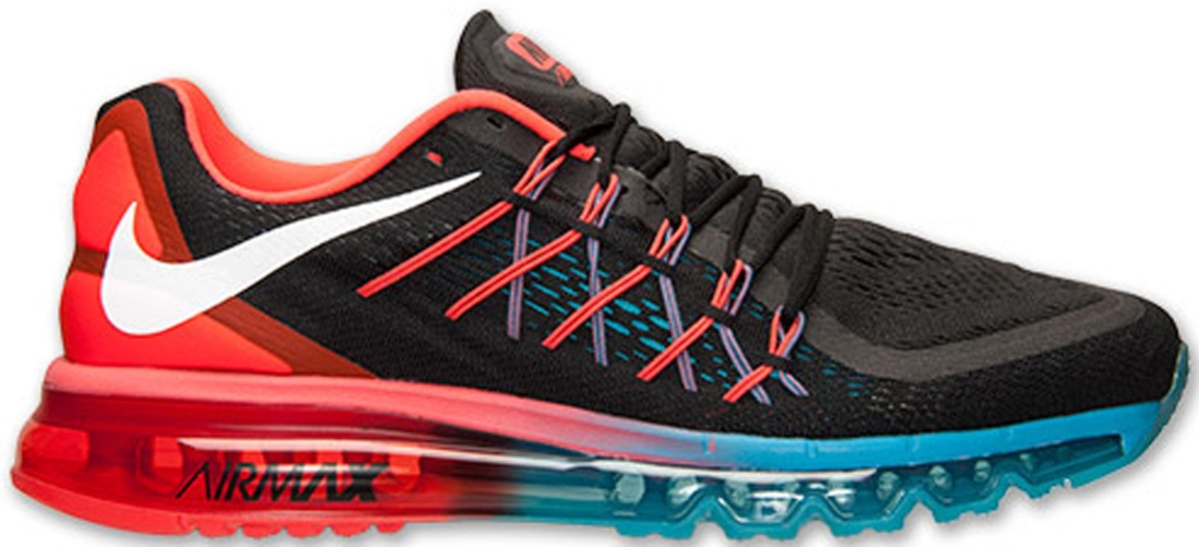 Nike Air Max 2015 Black/White-Blue Lagoon-Bright Crimson | Nike | Sole ...