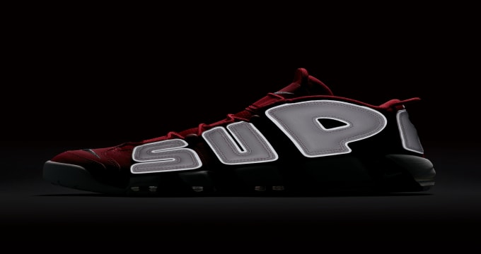 Nike Air More Uptempo Supreme Suptempo Red Nike Sole Collector