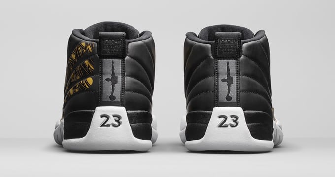 jordan 12 wings black and gold