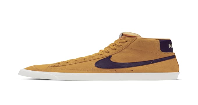nike blazer mid 77 vintage amber rise court purple